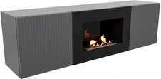 Напольный биокамин Firelight BFP/P-1400L графит