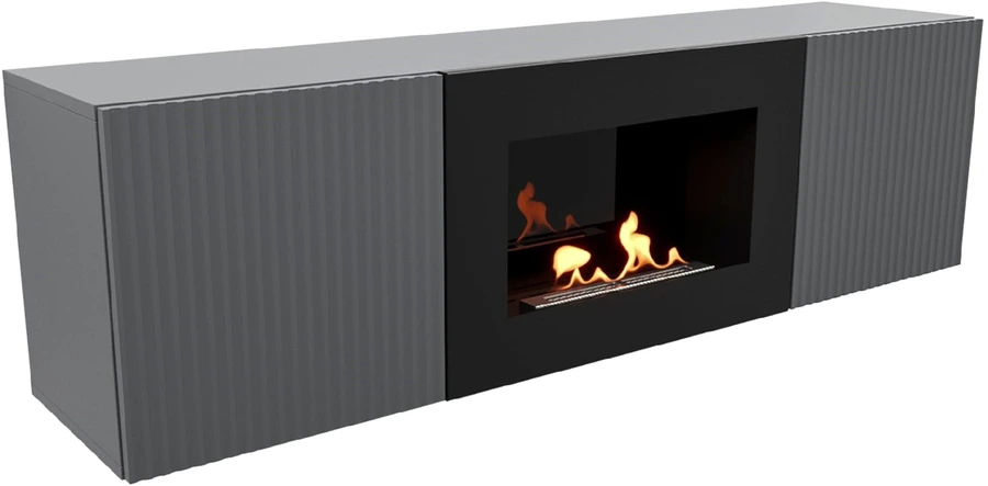 Напольный биокамин Firelight BFP/P-1400L графит
