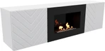 Напольный биокамин Firelight BFP/P-1400V белая