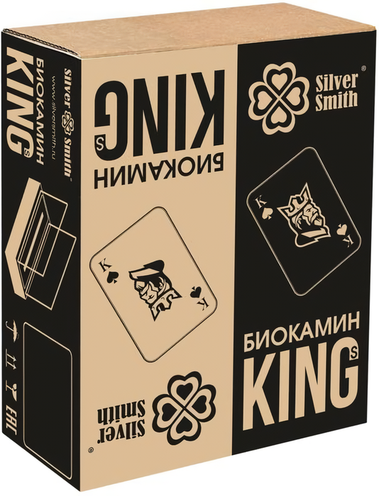Настольный биокамин Silver Smith KING's фото#4
