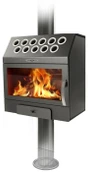 Дровяная печь TMF ПО ГАРМОШКА INOX