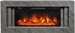 Линейный электрокамин Royal Flame Line 42 SFT Concrete с очагом Vision 42 LOG LED