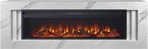 Линейный электрокамин Royal Flame Line 60 SFT White Marble с очагом Vision 60 LOG LED