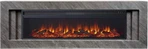 Линейный электрокамин Royal Flame Line 60 SFT Concrete с очагом Vision 60 LOG LED