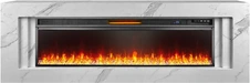Линейный электрокамин Royal Flame Line 60 SFT White Marble с очагом Vision 60 LED