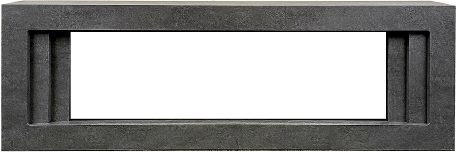 Линейный электрокамин Royal Flame Line 60 SFT Dark Grey с очагом Vision 60 LOG LED фото#2