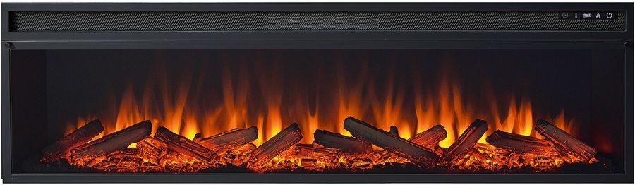Линейный электрокамин Royal Flame Line 60 SFT Dark Grey с очагом Vision 60 LOG LED фото#3