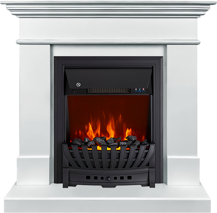 Электрокамин Royal Flame California STD SFT с очагом Aspen Black (белый)