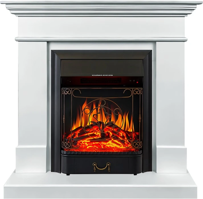 Электрокамин Royal Flame California STD SFT c очагом Majestic FX Brass (белый)