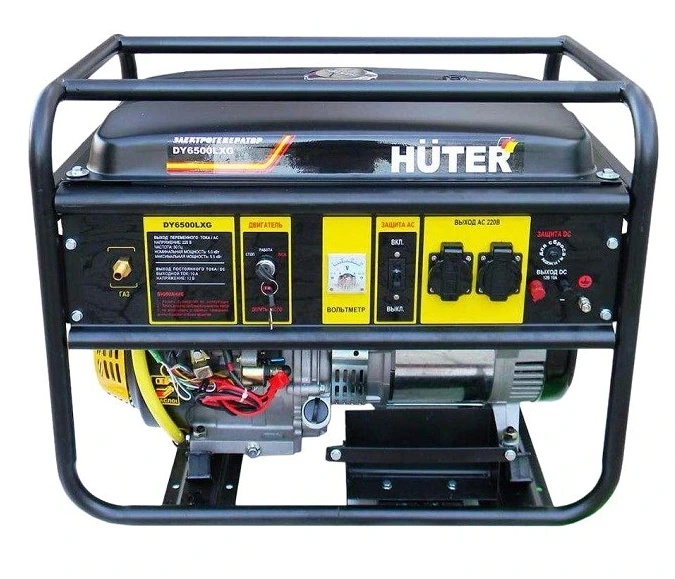 Бензиновый генератор Huter DY6.5LX-электростартер
