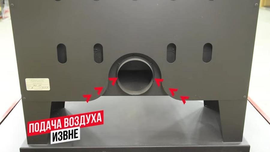 Дровяная печь ЭКОКАМИН МЮНХЕН ГИГАНТ графит фото#8