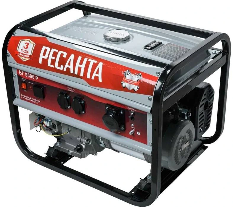 Бензиновый генератор Ресанта БГ 9500 Р
