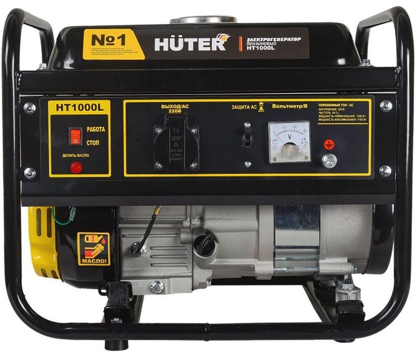 Бензиновый генератор Huter HT1000L фото#3