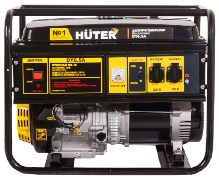 Бензиновый генератор Huter DY6.5A фото#5