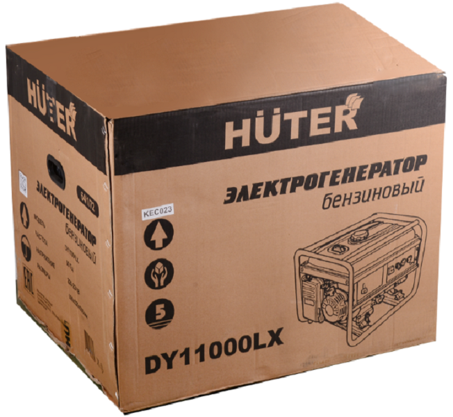 Бензиновый генератор Huter DY11000LX-электростартер фото#7