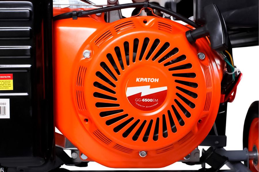 Бензиновый генератор Кратон GG-6500EM фото#3