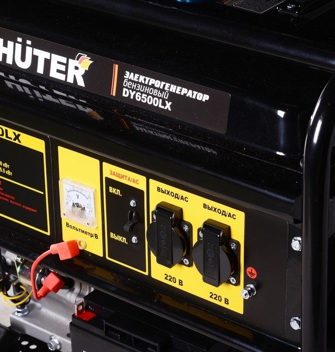 Бензиновый генератор Huter DY6500LX-электростартер фото#10