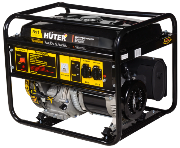 Бензиновый генератор Huter DY5000L фото#9
