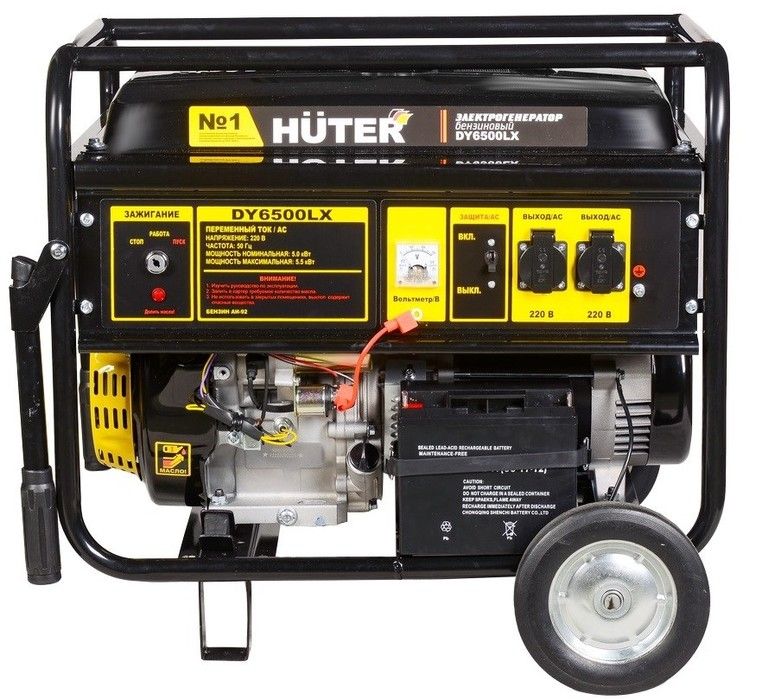 Бензиновый генератор Huter DY6500LX фото#10