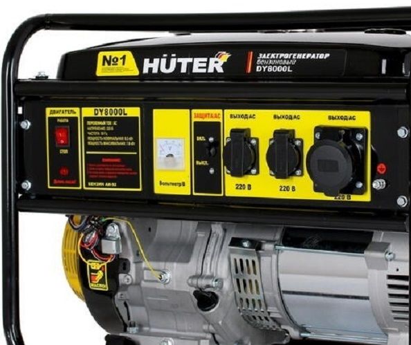 Бензиновый генератор Huter DY8000L фото#8