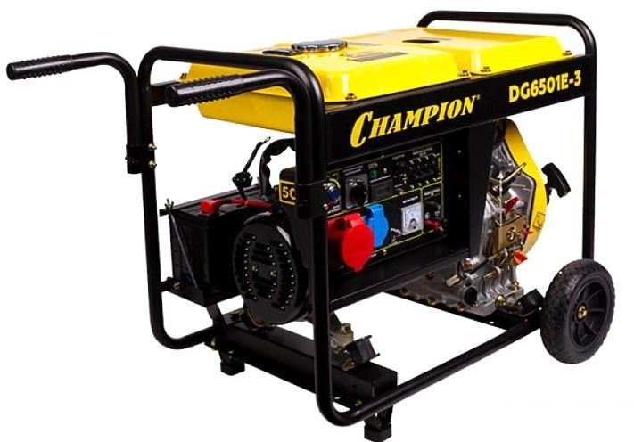 Дизельный генератор CHAMPION DG6501E-3 фото#4