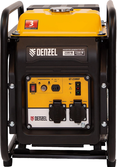 Бензиновый генератор DENZEL GT-2500iF фото#4