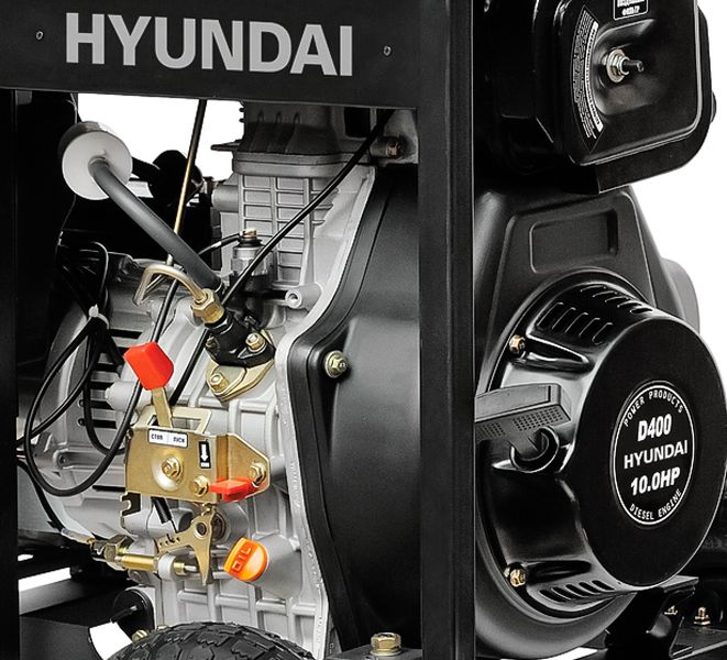 Дизельный генератор Hyundai DHY 6000LE-3 фото#3