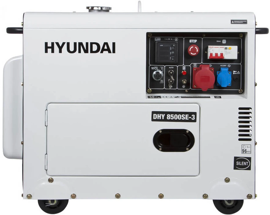 Дизельный генератор Hyundai DHY 8500SE-3
