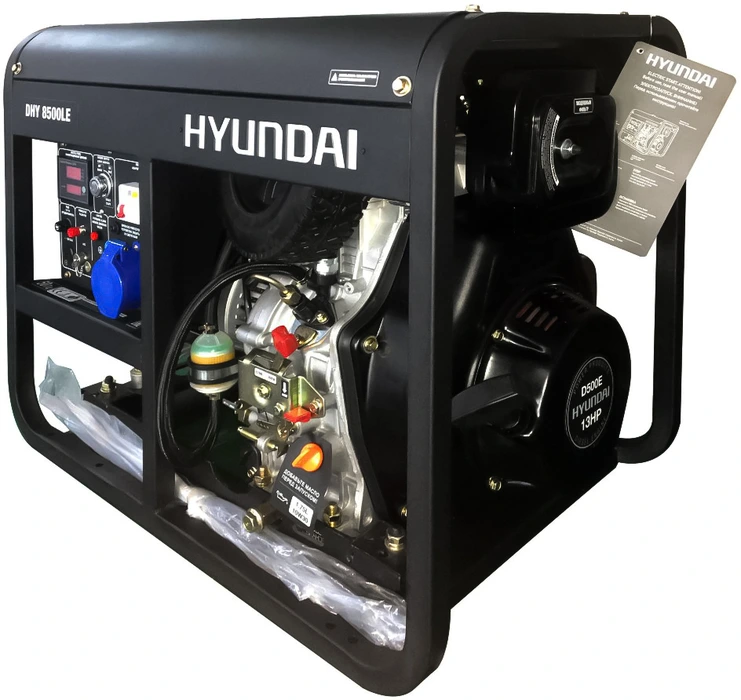 Дизельный генератор Hyundai DHY 8500LE