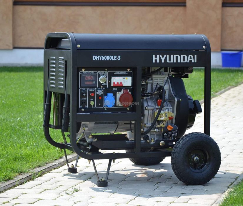 Дизельный генератор Hyundai DHY 6000LE-3 фото#4