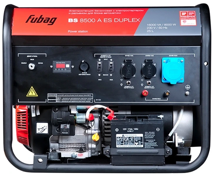 Бензиновый генератор Fubag BS 7500 A ES DUPLEX