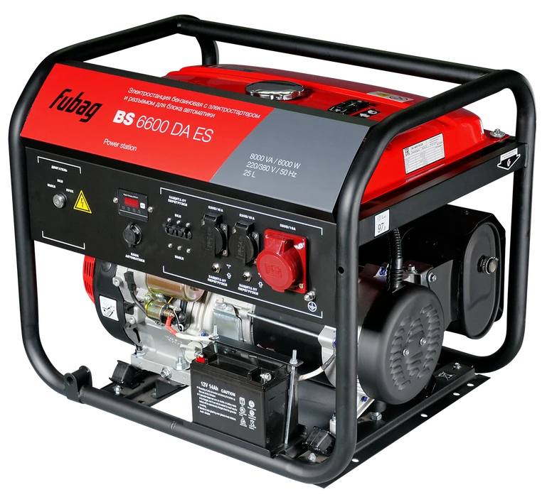 Бензиновый генератор Fubag BS 6600 DA ES