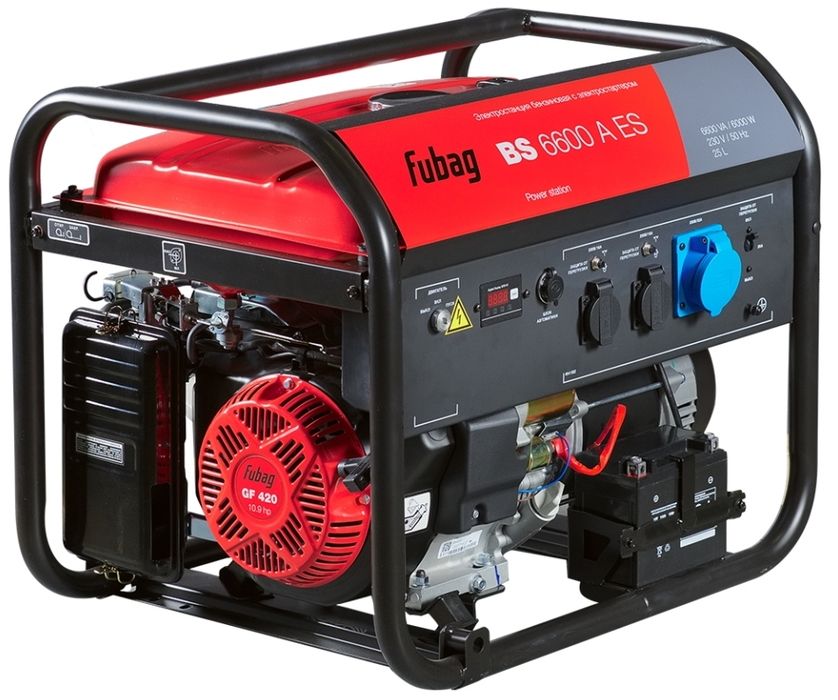 Бензиновый генератор Fubag BS 6600 A ES фото#3