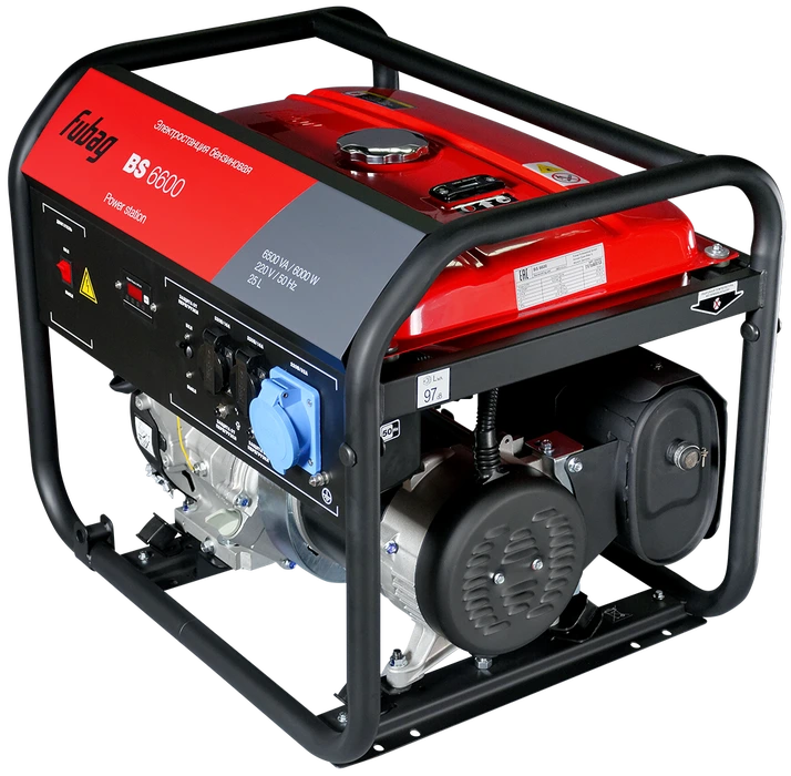 Бензиновый генератор Fubag BS 6600 фото#2