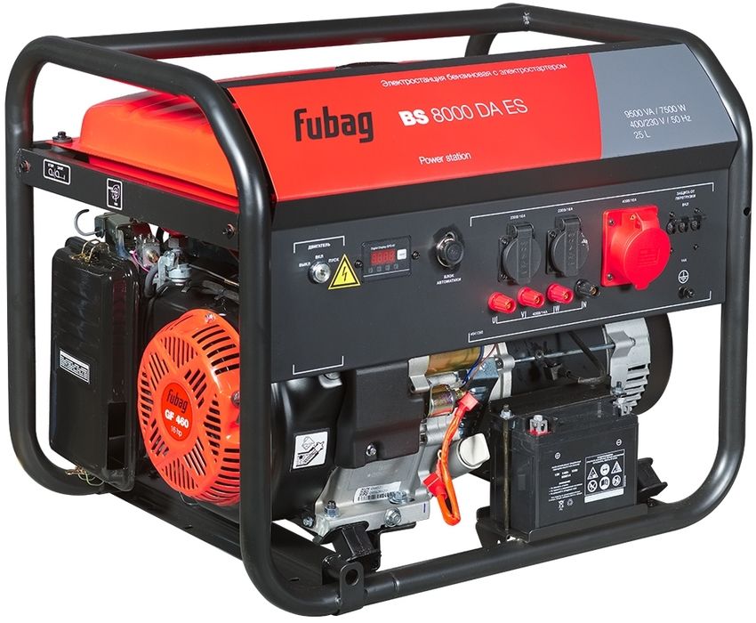Бензиновый генератор Fubag BS 8000 DA ES фото#3