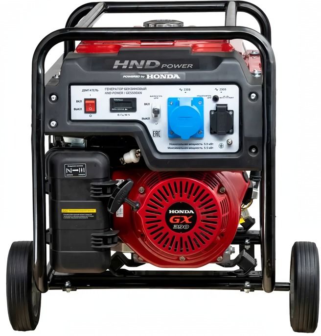 Бензиновый генератор HND GE 5500 XN фото#2
