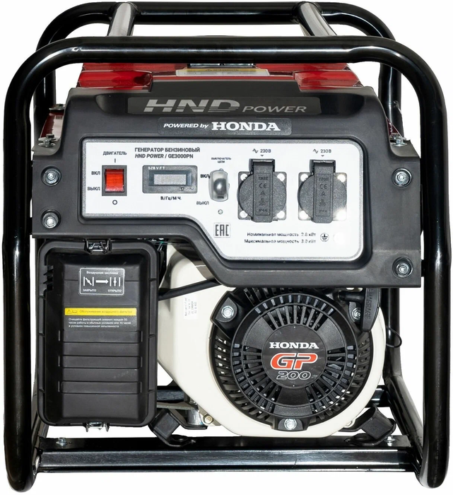 Бензиновый генератор HND GE 3000 PN фото#2