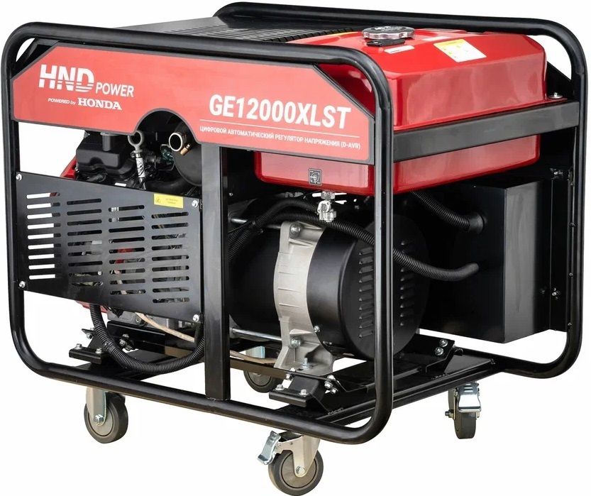 Бензиновый генератор HND GE 12000 XLST фото#4