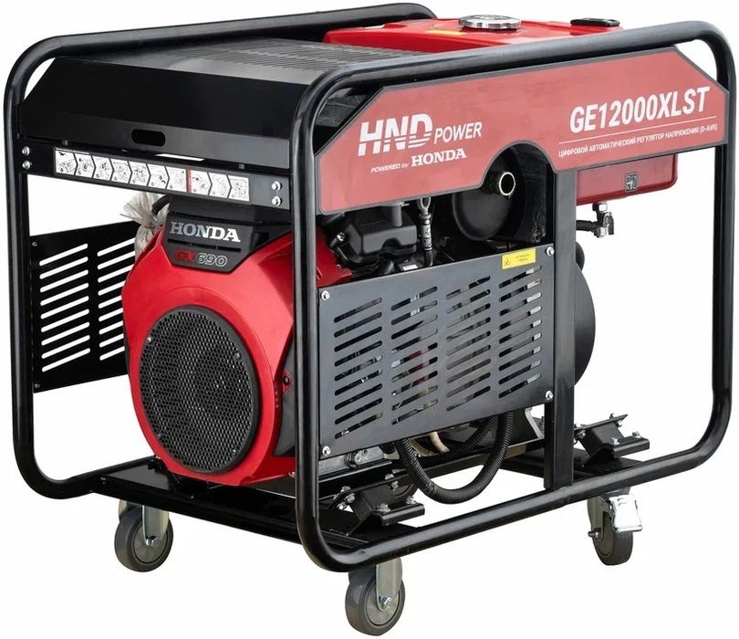 Бензиновый генератор HND GE 12000 XLST фото#5