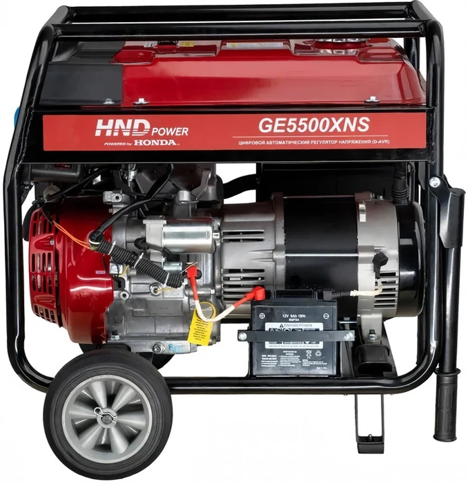 Бензиновый генератор HND GE 5500 XNS