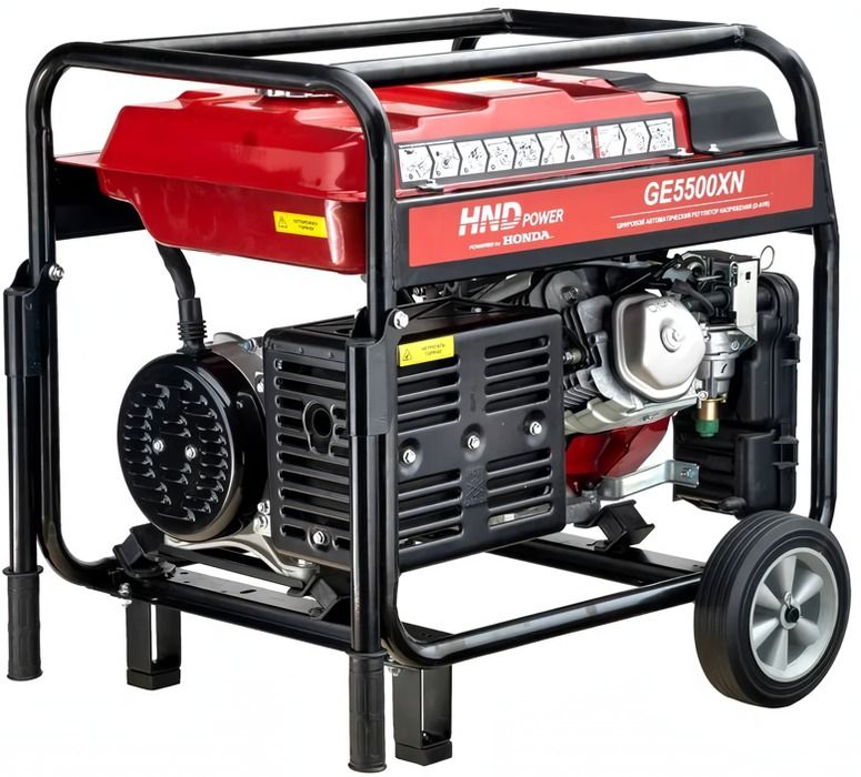 Бензиновый генератор HND GE 5500 XN фото#5