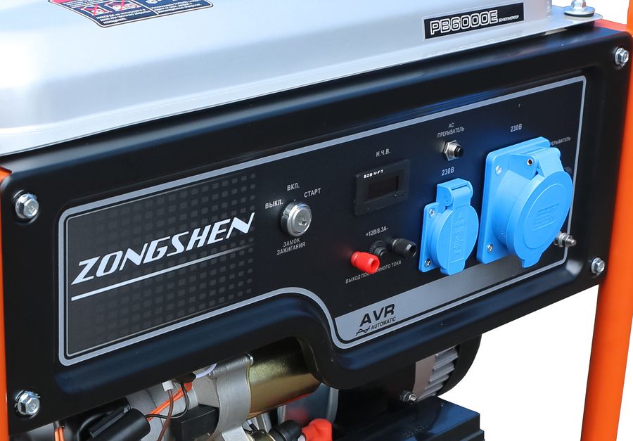Бензиновый генератор Zongshen PB 6000 E фото#3
