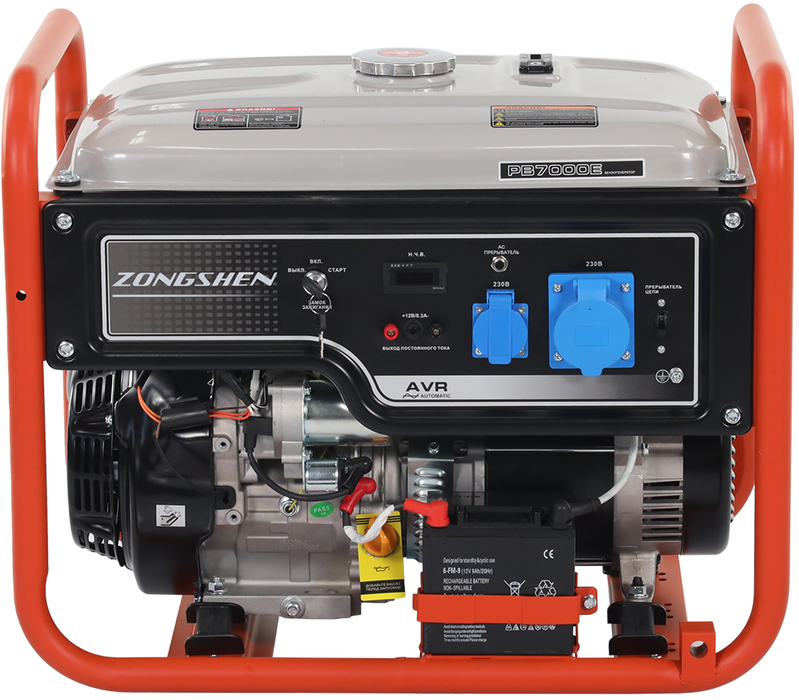 Бензиновый генератор Zongshen PB 7000 E фото#3