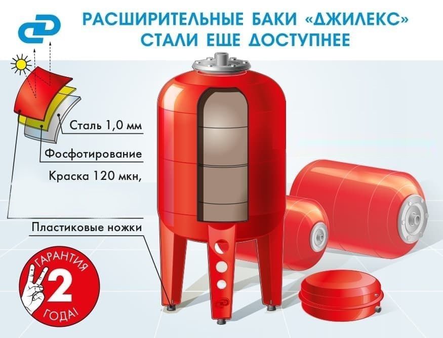 Расширительный бак Джилекс В 6 фото#5
