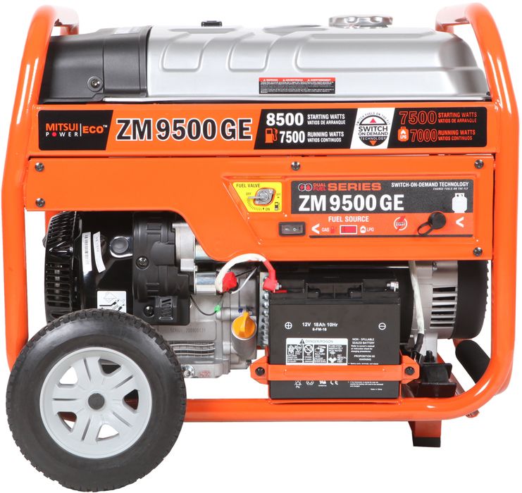 Гибридный генератор Mitsui Power Eco ZM 9500 GE фото#2