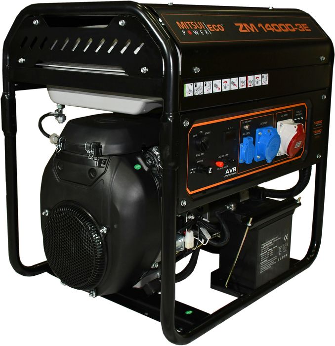 Бензиновый генератор Mitsui Power Eco ZM 14000 E-3 фото#2