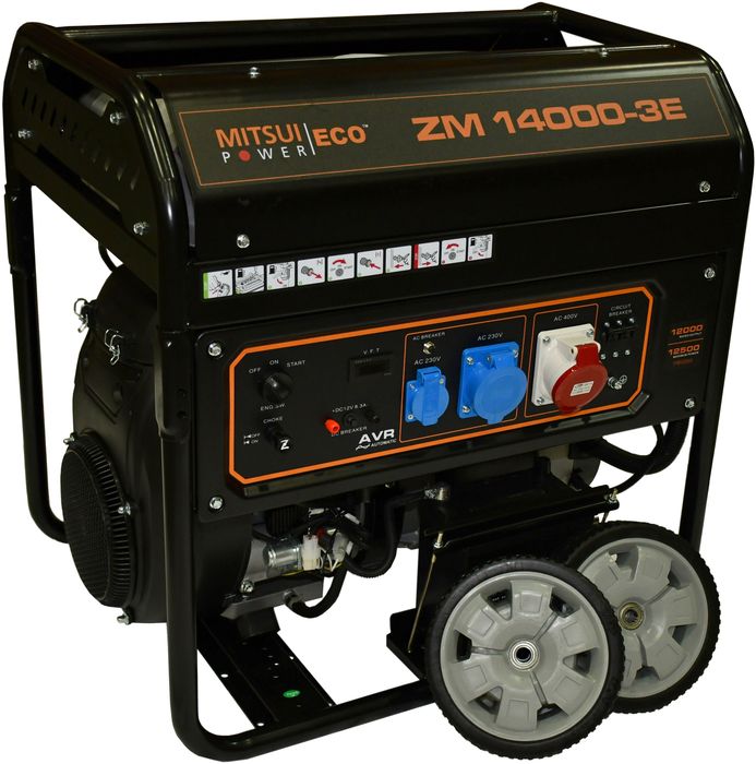 Бензиновый генератор Mitsui Power Eco ZM 14000 E-3 фото#3