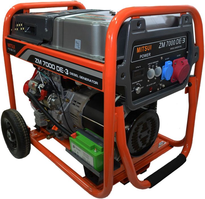 Дизельный генератор Mitsui Power Eco ZM 7000 DE-3 фото#4