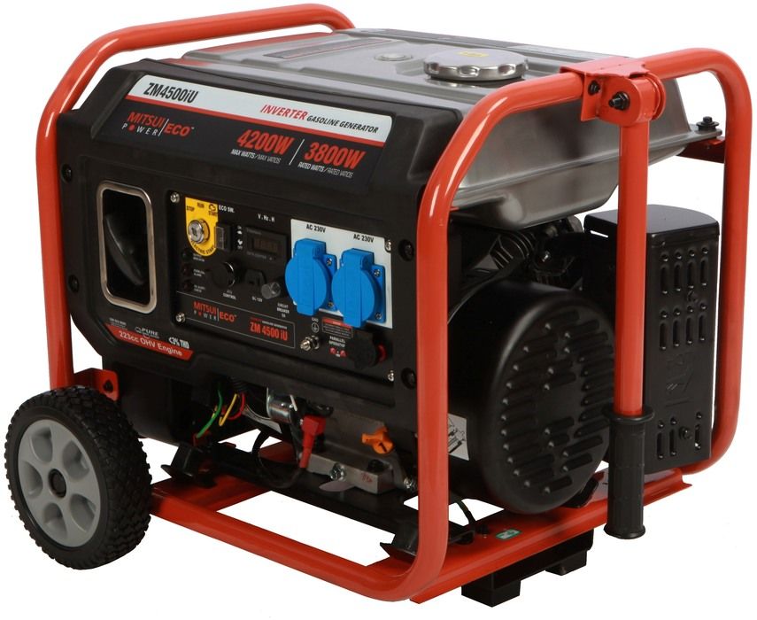 Бензиновый генератор Mitsui Power Eco ZM 4500 IU фото#3