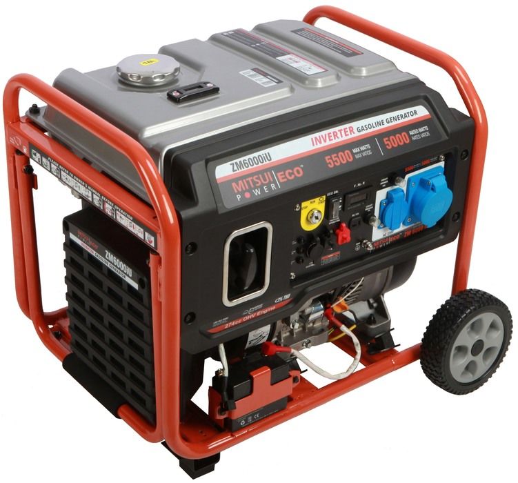 Бензиновый генератор Mitsui Power Eco ZM 6000 IU фото#3
